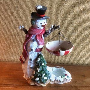 Yankee Candle Snowman Tart Warmer Winter Home Decor Wax Melt Warmer